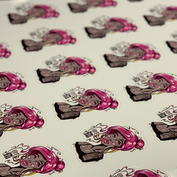 danielleas4 limited edition pink hair racer tank - Picture 6 of 6